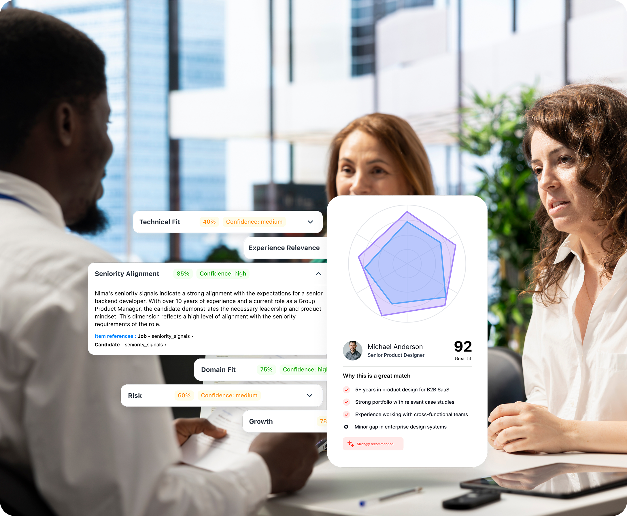 AI-assisted recruiting decisions