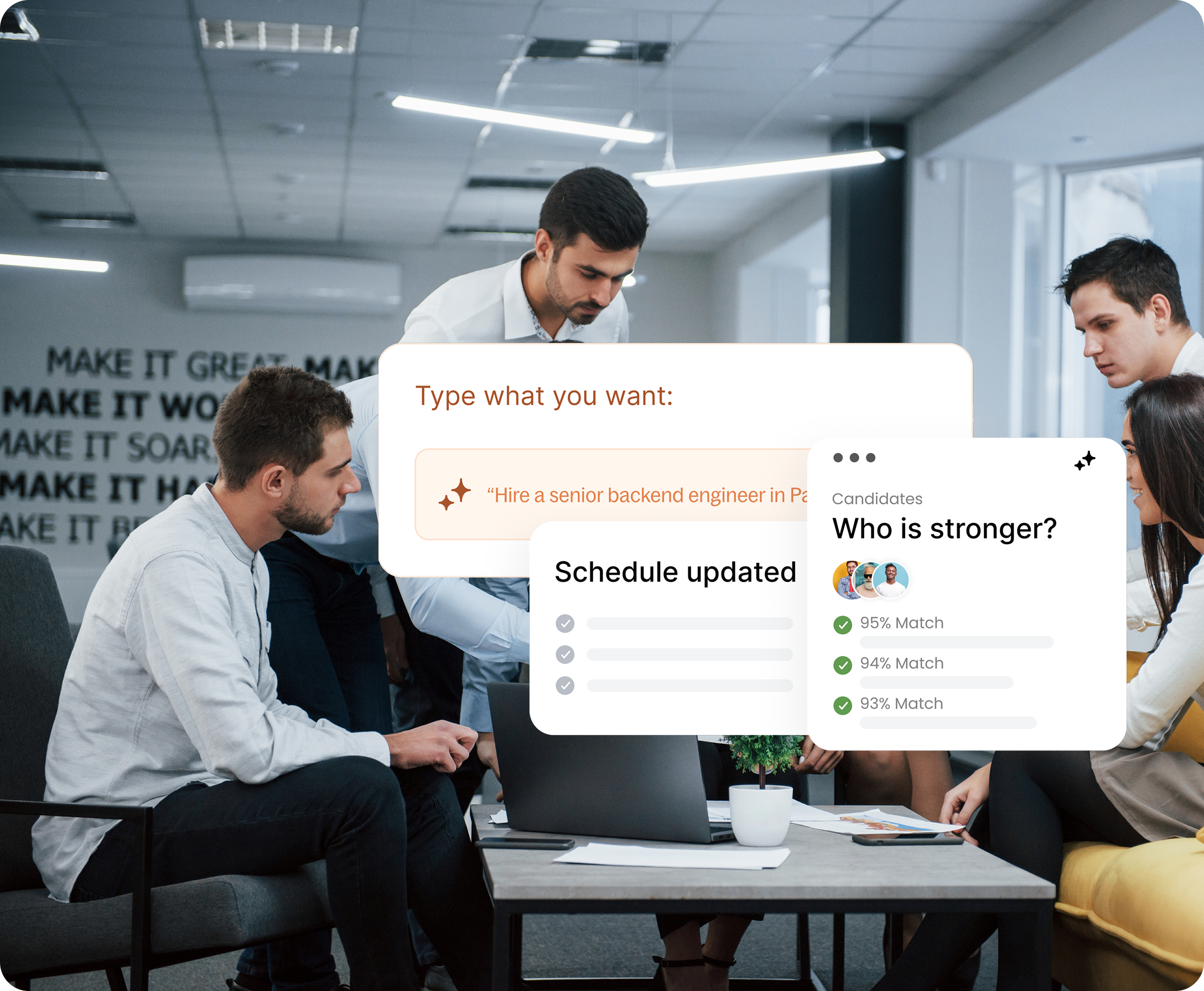 Unified hiring platform workflows