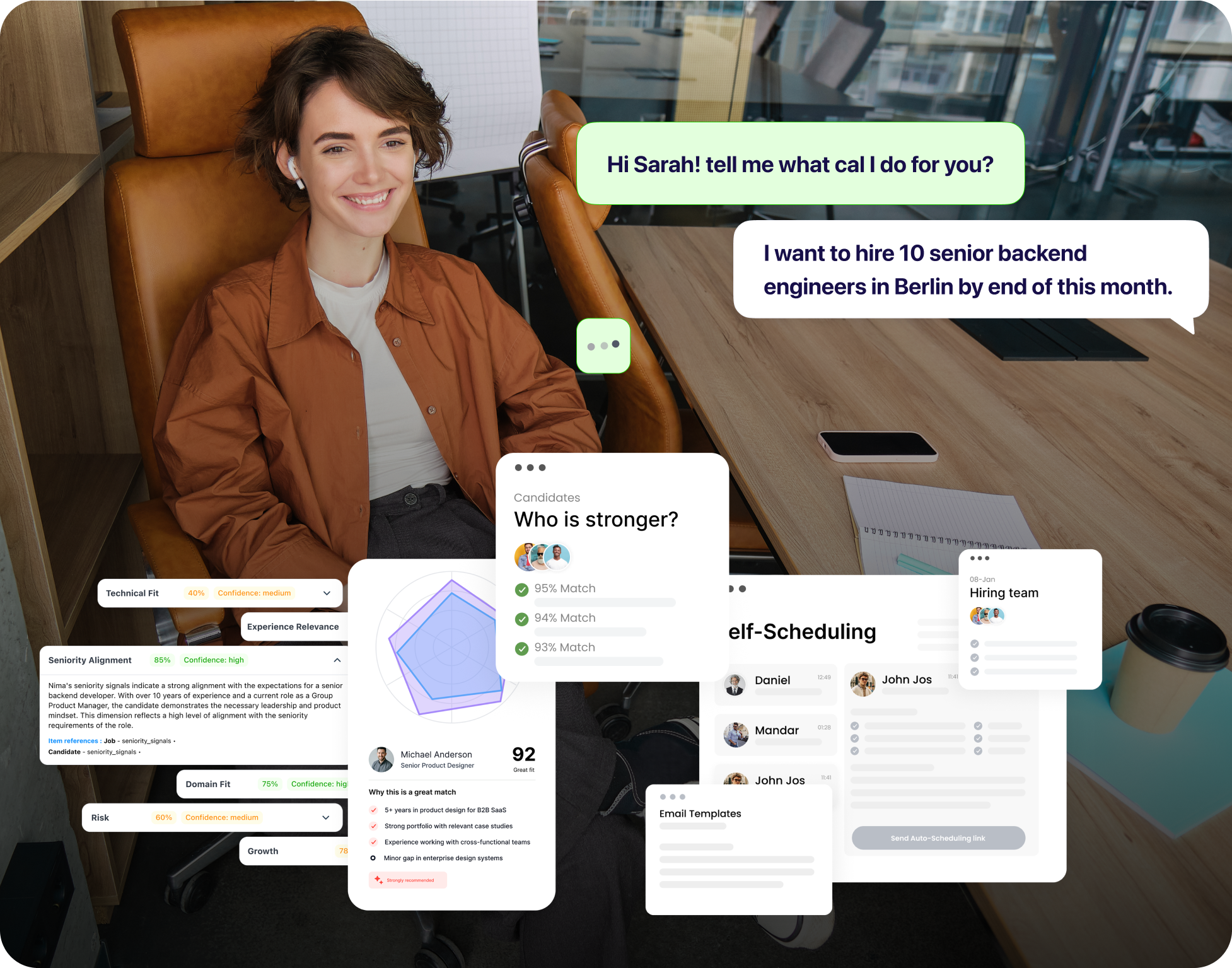 LimeRecruits conversational AI ATS across hiring workflows